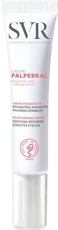 SVR PALPEBRAL Soothing Eczema Eye Cream for Dry, Sensitive, Itchy, Flaky Eyelids Prone to Irritation and Blepharitis, Steroid-free Formula, 15ml
