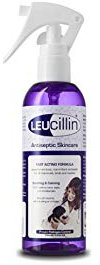 Leucillin Natural Antiseptic Spray - Antibacterial Antifungal Antiviral for Dogs Cats All Animals Itchy Skin Minor Wound Care and Skin Health | 150ml