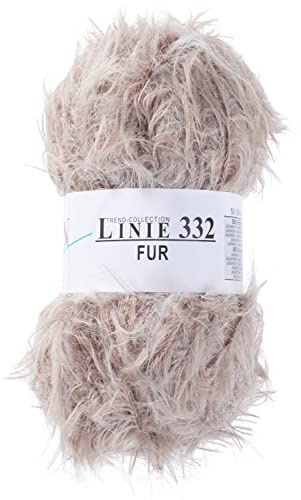 ONline Wolle Fur Linie 332 Strickwolle 50g 70m Nadelstärke 6-7 Ganzjährig Handwäsche 40°C Pullover Gr. 40 = 650g 55% Polyester 45% Polyamid Farbe 02