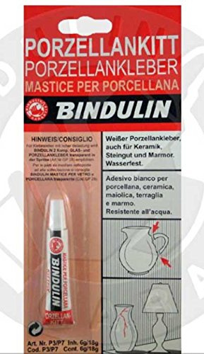 Porzellankitt 18 g Tube Faltschachtel Farbe: weiß