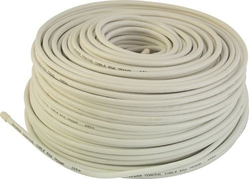 MAURER 096903 Cavo coassiale TV-SAT, classe b, 75 Ohm, 6,1 mm, bobina da 100 m