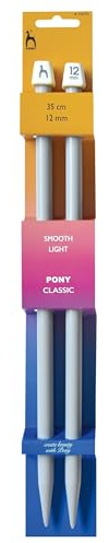 Pony Single Ended Classic Knitting Pins - 35Cm x 12.00mm