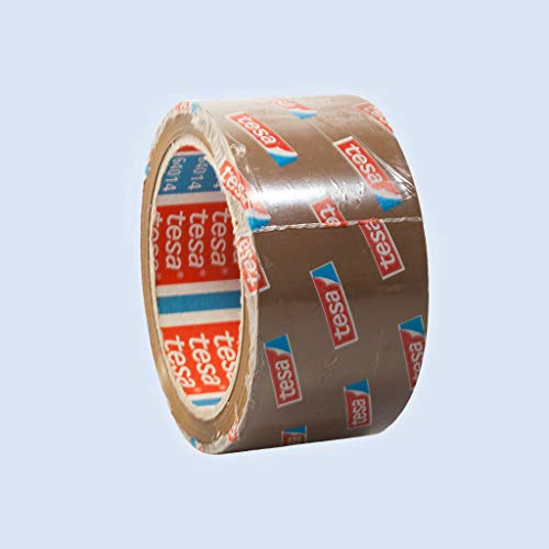 tesa 64014 Lot de 24 rouleaux de ruban adhésif Marron 66 m x 50 mm