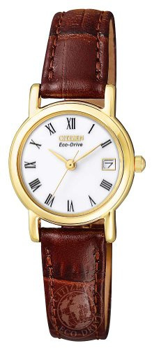 Citizen Eco-Drive Ladies' Strap with White Dial EW1272-01B