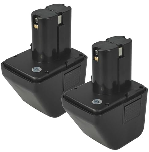 vhbw 2X Akku kompatibel mit Gesipa Accubird | Firebird, Powerbird Werkzeug, Blindniet-Setzgerät (3000 mAh, NiMH, 12 V)