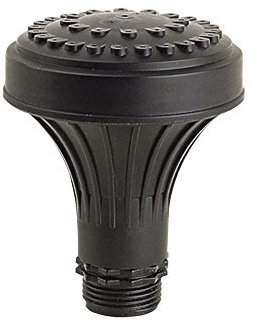 OASE Vulkan 37-2,5K, schwarz - Mehrstrahldüse, 37-strahliger Fontänenaufsatz, für Wasserspielpumpen mit 1-Anschluss