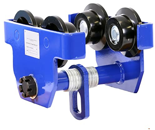 Pallit Laufkatze TROLLEY | 2000 kg Tragkraft | 80-168 mm Flanschenbreite | Krankatze Rollfahrwerk Handfahrwerk