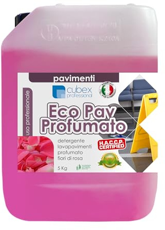 cubex professional Detergente detersivo per Pavimenti profumato Eco PAV PROFUMATO 5KG