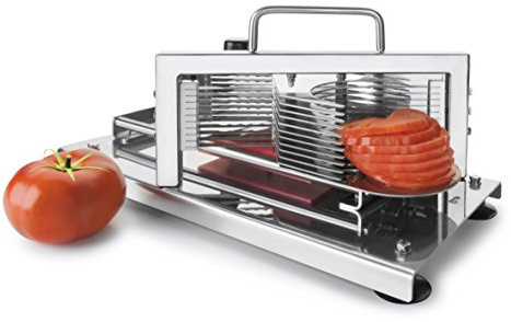 Lacor Tomato 10 blad skärmaskin i rostfritt stål, silver, 20 x 43 x 21 cm