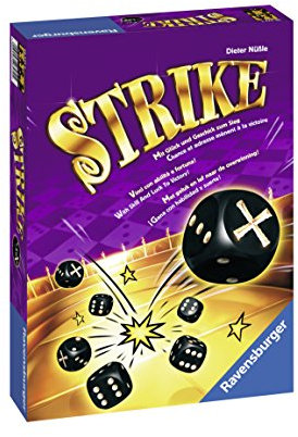 Ravensburger - Strike - Jeu d'ambiance - Jeu de dés - Famille ou Entre Amis - de 2 à 5 Joueurs - à partir de 8 Ans - Mixte - 26572 - Version française