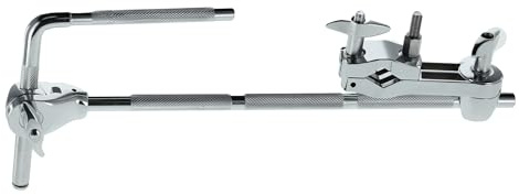 Gewa 805826 Soporte para Percusión, con Abrazadera, con Brazo, L-Rod, para Montar Cencerros, Blocks, Panderetas, Recambios/Accesorios para Bateria