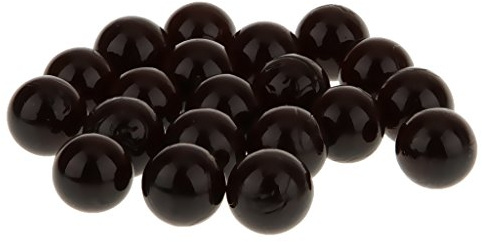 20 Packung 16mm Sortiert Slass Murmeln Traditionelles Spiel Spielen Spielzeug - Schwarz