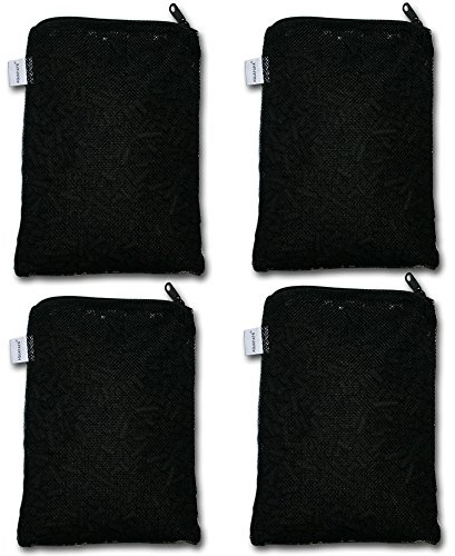 Aquapapa 4 lbs Activated Carbon Charcoal Pellets in 4 Mesh Bags for Aquarium Fish Tank Koi Reef Filters