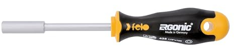 Felo 0715753711 1/4 Ergo Bit Holder Screwdriver w/Length 4