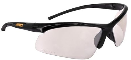 DEWALT Contractor Pro ToughCoat Safety Glasses - Clear Lightweight Protective Safety Glasses with Wraparound Frame -Yellow/Clear (Packaging May Vary)