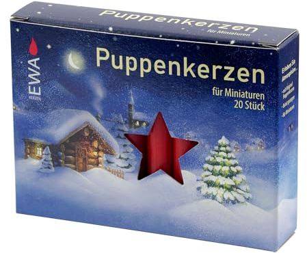 Müller Kleinkunst Velas Rojas Figurines - D = 1,0 cm (0,39 Pulgadas) - Auténtico alemán Erzgebirge pirámides de Navidad