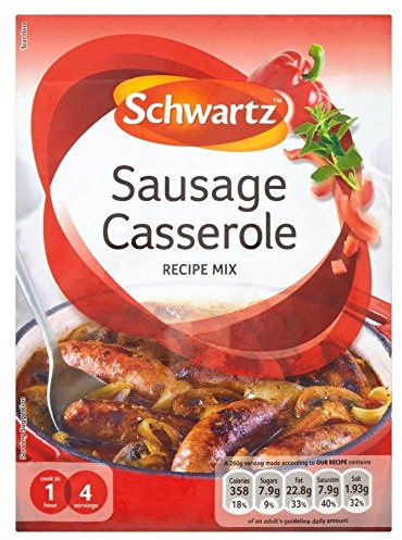 Schwartz Sausage Casserole Recipe Mix (35g) - Pack of 6