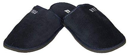 BIKKEMBERGS Schuhe Hausschuhe Pantoffeln Mann Herren Slippers mit Pochette Artikel P854 W62, 3000 Blu, Piede 39/40