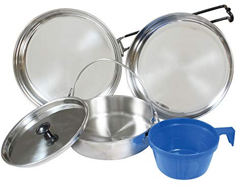 Rothco 5 Piece Stainless Steel Mess Kit