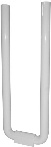 HEWI Handtuchhalter Serie 477, Handtuchhaken weiß, Handtuchstange 446x180 mm - 477.09.100 99
