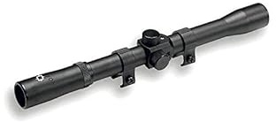 Pack Visor Norica. Mira telescópica 4x20. Especial para tiro deportivo + Funda Outletdelocio 14809/23054