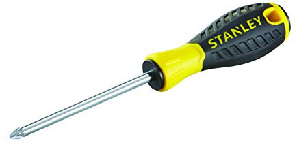 STANLEY STHT1-60276 Tournevis Pozidriv, jaune/noir, 100 mm x 2