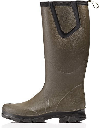 Professionali Galosce da Uomo in Neoprene PU da Caccia Pesca Suola Antiscivolo Leggere Silenziose ed Elastiche Suola Geometrica(Verde, 46)