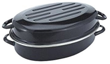 Judge Ovenware Enamel Oval Roaster 36 x 28 x14cm