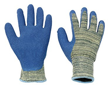 Honeywell Sharpflex Latexhandschuhe, Gelb/Grün, Größe 8 (10 Stück)