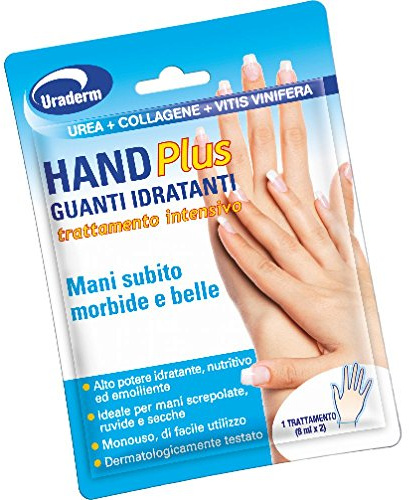 URADERM hand plus guanti idratanti trattamento intensivo monouso