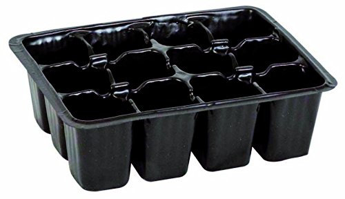 Bricomed Piantine di plastica (12 celle) Pack 5 unità