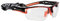 Floorball & Unihockey Schutzbrille JUNIOR | FAT PIPE | Farbe: Schwarz/Orange | mit IFF Zertifikat für geprüfte Qualität