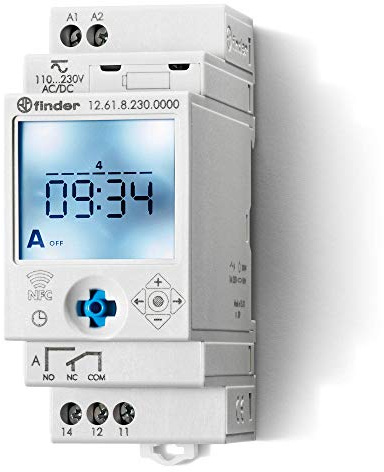 Finder 12.61.8.230.0000 Relais, 16 A, CE, 110-230 V, Weiß
