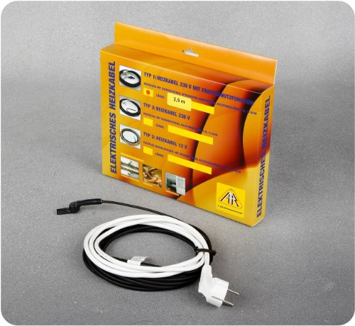 Arnold Rak 16-006-F Heizkabel 230V 90W 6m mit Frostschutzfunktion