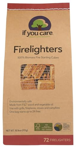 If You Care Firelighters - FSC Certified, 72 ct