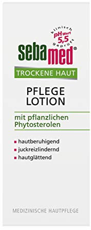 SEBAMED Trockene Haut Pflege Lotion, lindert wirksam Hautreizungen und stellt die natürliche Feuchtigkeitsbalance der Haut wieder her, 200 ml