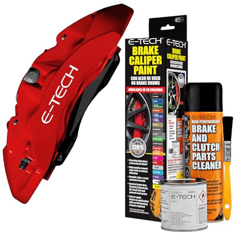 E TECH BRAKE CALIPER PAINT SET - RED