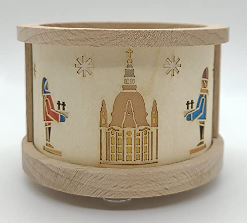 Teelichtlaterne Dresdner Motive, Erzgebirge Richard Glässer Seiffen, 04436