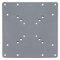 electrosmart 200 x 200 VESA Silver Mount Adaptor Plate - Convert TV Wall Bracket 50/75 / 100 mm