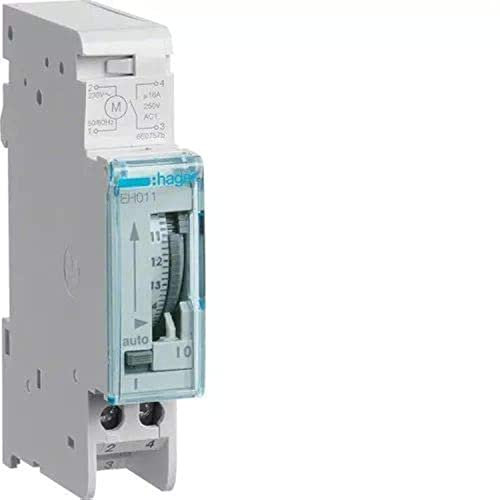 Hager EH011 Tageschaltuhr 1S/16A 1PLE analog m.Gangreserve