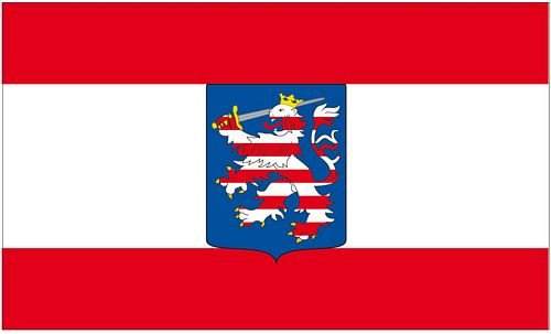 Fahne/Flagge Großherzogtum Hessen 90 x 150 cm