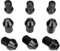 24 Negro Tuerca de Rueda Tuerca M12x1, 25x34 SW19 Cabeza Cónica Cono 60° Aluminio Acero Llantas