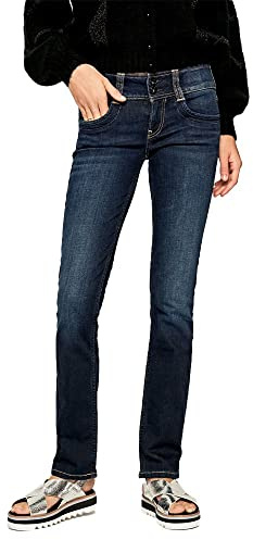 Pepe Jeans Dam genjeans, Blå (denim-h06), 29W x 34L