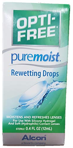 Opti-Free Opti-Free Puremoist Rewetting Drops, 0. 4 oz (Pack of 3)
