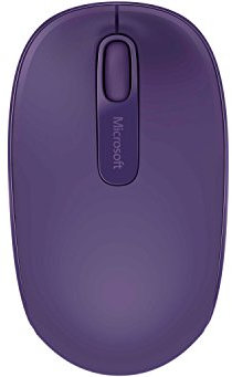 Microsoft Wireless Mobile Mouse 1850 (Maus, lila, kabellos, für Rechts- und Linkshänder geeignet), purple