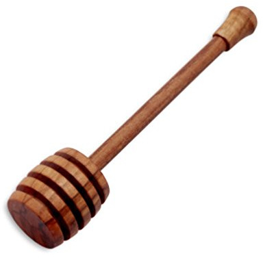 Sur La Table Olivewood Honey Dipper, Brown
