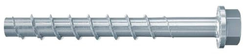 fischer UltraCut FBS II 10x70 15/5/- US, leistungsstarke Betonschraube (50 Stk.), Schraube für den Innenbereich, Sechskantschraube zur sicheren Befestigung in Beton & Mauerwerk, Grau