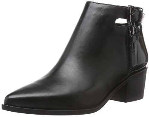 Geox D LIA B D640HB04338 - Botines para mujer, color Negro (BLACKC9999), talla 36 EU