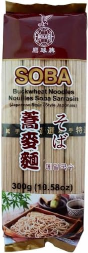 Eaglobe Nouilles Soba Sarrasin 300g - Qualité Premium | Noodles traditionnelles au sarrasin pur, origine Chine, saveur authentique et texture al dente parfaite