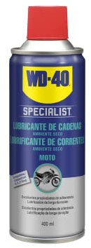 WD-40 34785 Specialist Motorbike, Lubricante de Cadenas Ambiente Seco- Spray, 400 ml